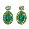 Party accessories spiral light luxury earrings