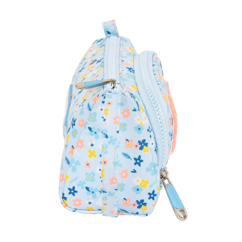School Case with Accessories Moos Lovely Blue (32 Pieces)