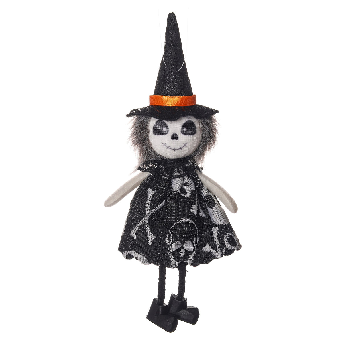 Halloween Decoration Supplies Ghost Festival Creative Cartoon Pumpkin Witch Pendant Children's Party Props Supplies