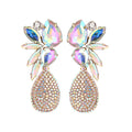 Droplets full of diamond earrings, elegant and trendy accessories with feminine temperament and personality