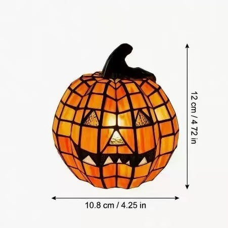 Halloween resin pumpkin lantern