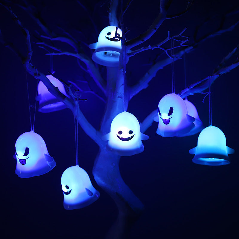 Halloween Decoration Ghost Lights Cute Expression LED Candle Lights Venue Layout Props Night Light Pumpkin Lantern