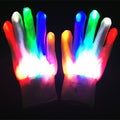 Christmas Gift Halloween Colorful Glove Rainbow Glove LED Glove Fluorescent Dance Glove